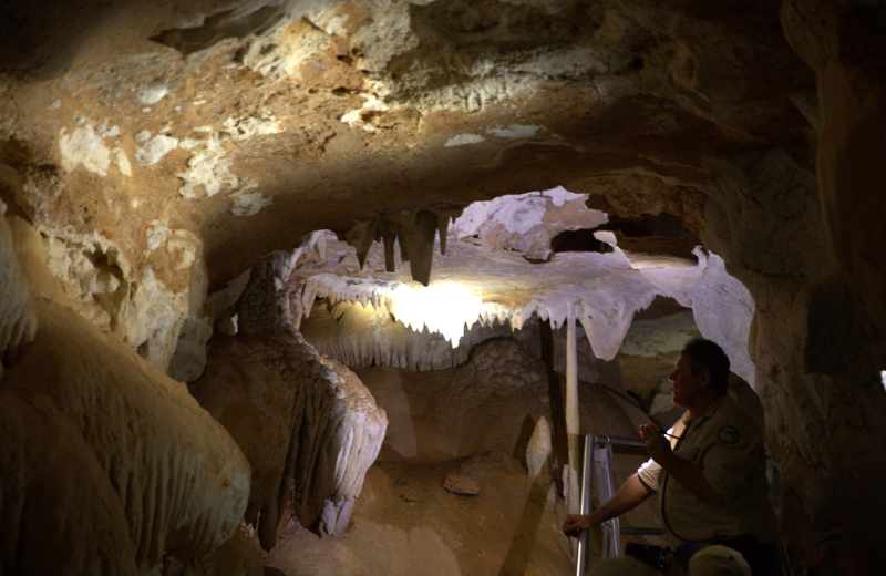One of the local guides in the Chillagoe cave tours with Far North Escapes